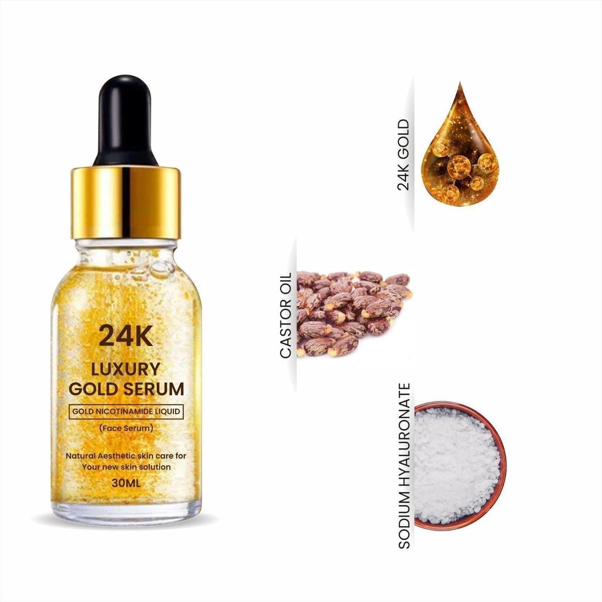 24K Gold Face Serum | 🔥BUY 1 GET 1 FREE🔥