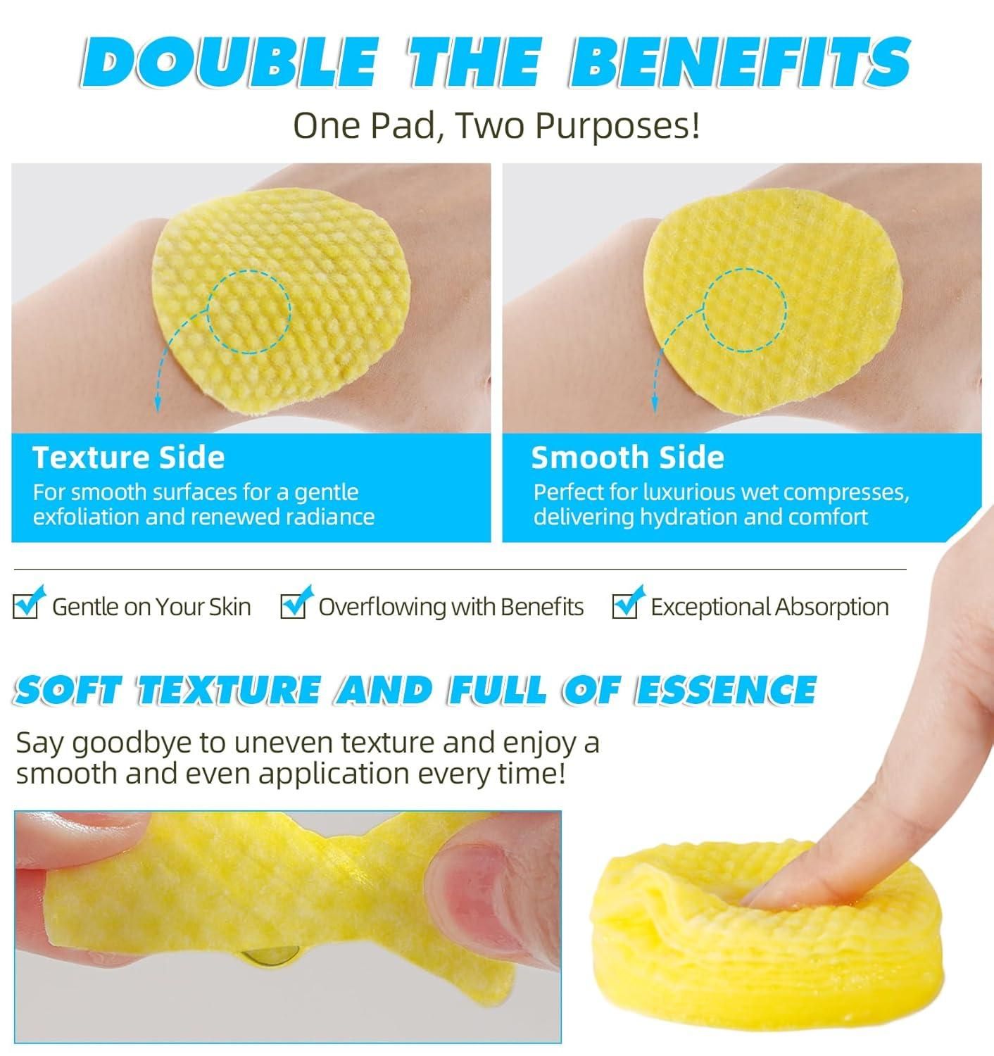 KojicFresh™ - Turmeric Kojic Acid Cleansing Pads |🔥PACK OF 60 PADS🔥