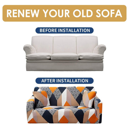Elastic Fitted Sofa Covers - (3+1+1) Seater Sofa |🔥FLAT 50% SAVINGS🔥
